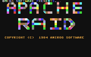 Apache Raid Title Screen
